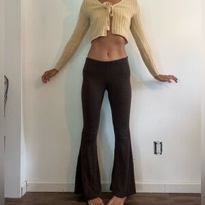 Mahina Chocolate Flare Pants